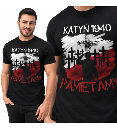 KOSZULKA PATRIOTYCZNI KATYŃ PAMIETAMY